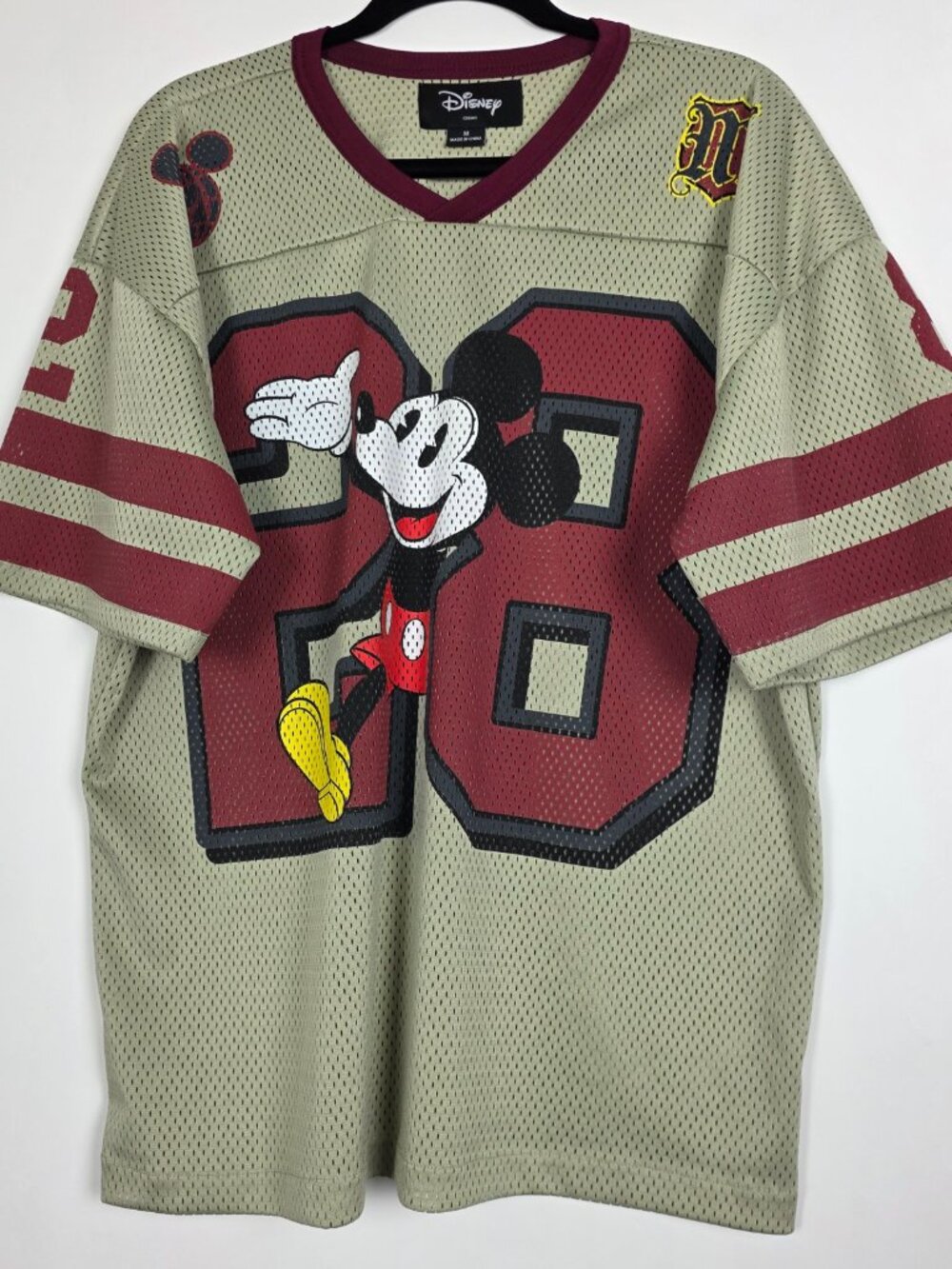 Disney CVLA Mickey Mouse 28 Mesh Mens Medium Short Sleeve Jersey